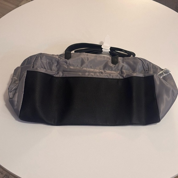 Quilted Gray Small Weekender Bag - Picture 2 of 4